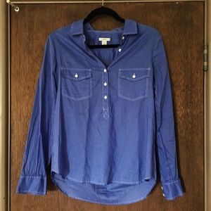 J. Crew lightweight cotton button down, size 4