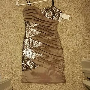 Strapless mini  dress