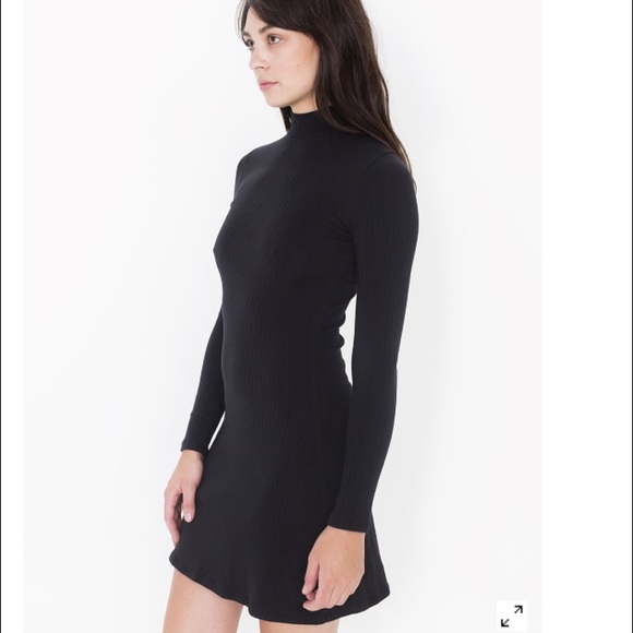 American apparel mock neck dress