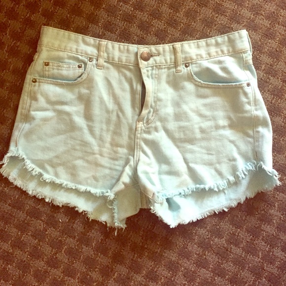 Free People Jean Shorts!