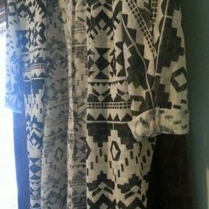*BOGO* Long Aztec cardigan