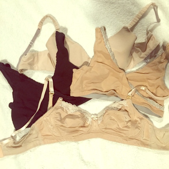 Set of 4 nursing bra's