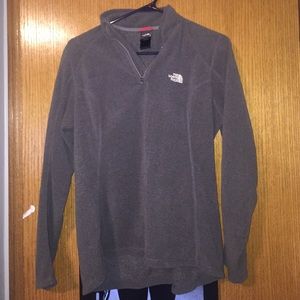 Grey northface fleece