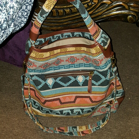 Aztec Print Boutique Handbag