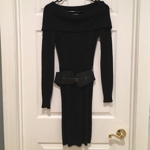 Guess sweater dress with belt