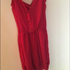 Red romper
