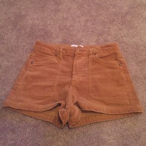 Corduroy shorts