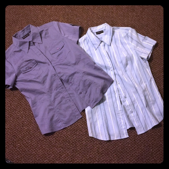 Button down tops! Perfect for work!!