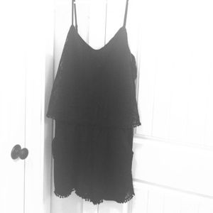 FLASH SALE!!! Black lace romper