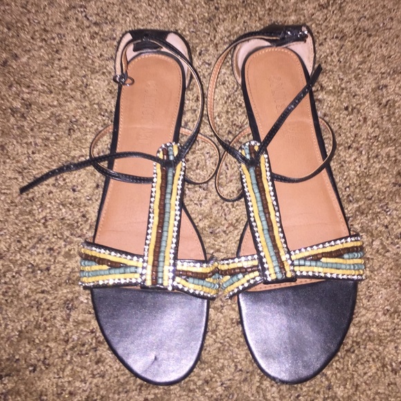 Beaded sandals