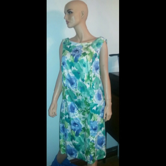 Womens plus 18W Springy Dress - Picture 1 of 4