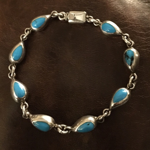 Jewelry - Turquoise and Sterling silver bracelet