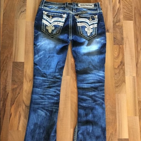 Size 26x33 Rock Revivals in great condition.