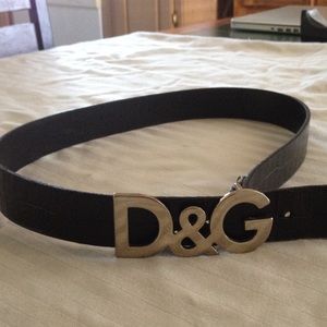Authentic D & G leather belt.