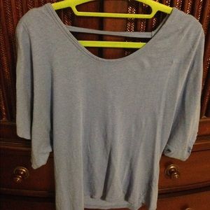 Blue open back Victoria's Secret comfy tshirt
