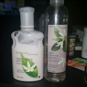 Bath and Body works Night Blooming Jasmine set