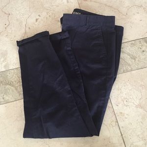 GAP SKINNY MINI KHAKIS NAVY BLUE
