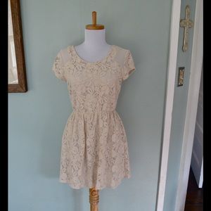 Urban Outfitters Ivory Lace Sundress