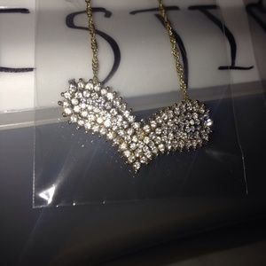 Heart diamond necklace set