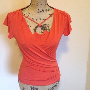 Cute faux halter top!
