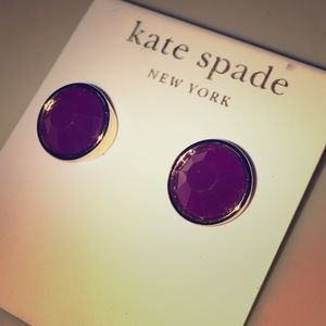 Kate Spade Bezel Gumdrop earrings!!