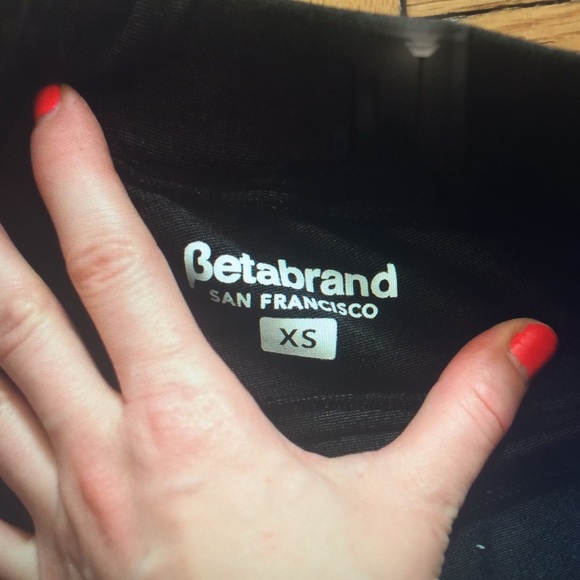 New betabtand yoga slacks! Amazing! For work