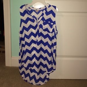 Chevron tank top