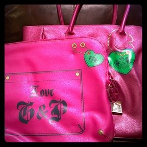 Authentic Juicy Couture Jelly Bag/ LT carrier.
