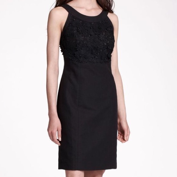 Anthropologie Black Oleander Dress