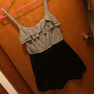 Bebop grey and black dress juniors size large L