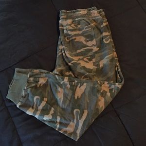 Camo joggers