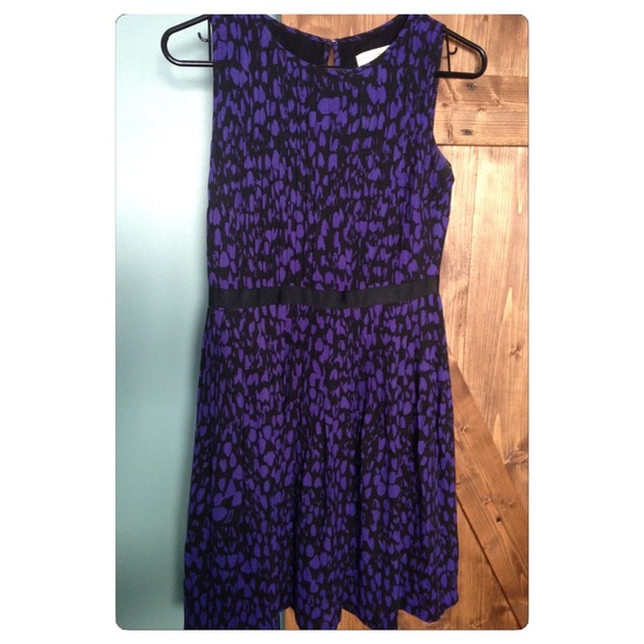 Loft fit and flare dress