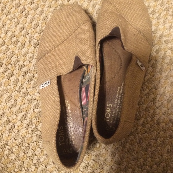 Toms - hemp/burlap