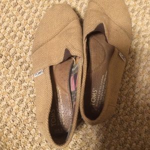 Toms - hemp/burlap