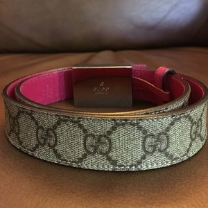 Authentic Gucci GG Plus Brwn Belt 75/30 (24/25 US)