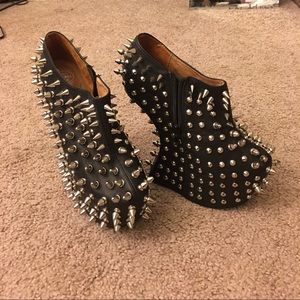 Jeffrey Campbell Shadow Spike and Stud Booties