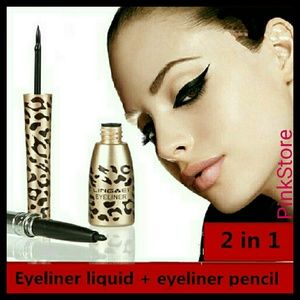 1x Leopard Eyeliner Liquid/w Pencil 2in1