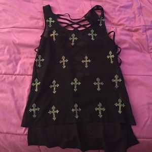ON HOLD 4 RACHEL💜Love culture sequin cross tank!