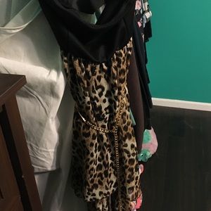 Cheetah print dress