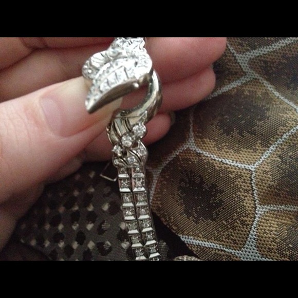 💍Diamond Gold Bracelet Appraised Art Deco Vintage - Picture 4 of 4