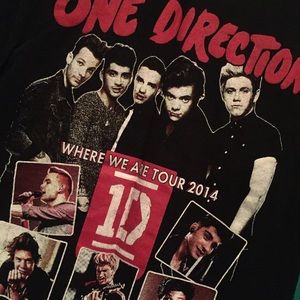 One Direction 1D 5sos Tour Tee Sz Small