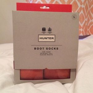 ‼️ PRICE DROP ‼️ NWT Hunter Boot Socks - Orange