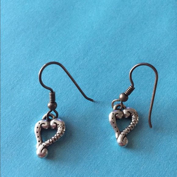 Brighton Tuscan Etched Heart Earrings