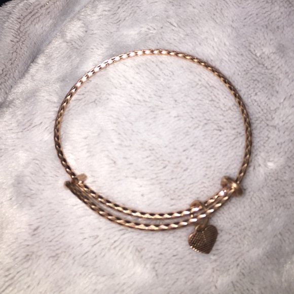 Alex and Ani Rose Gold Spacious Skies bracelet