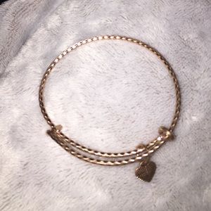 Alex and Ani Rose Gold Spacious Skies bracelet