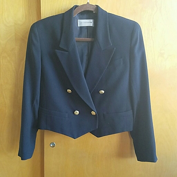 Vintage Liz clairborne cropped blazer