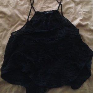 Black Lace Tank