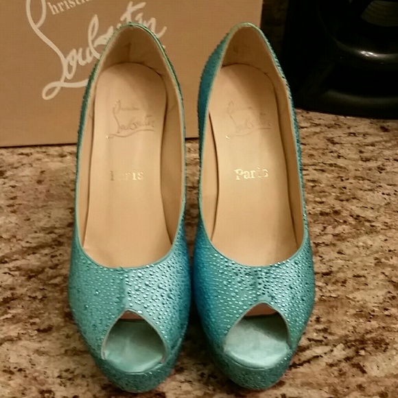 31% off Christian Louboutin Shoes - Christian Louboutin Blue ...  