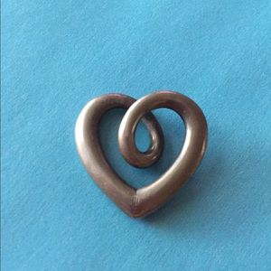 James Avery Heart String Pendant