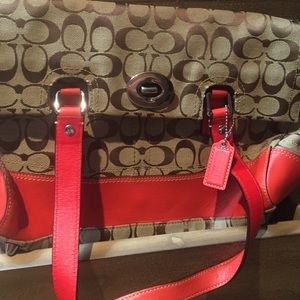 Almost perfect condition coach purse